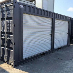 Contenedor de 20 pies con 2 puertas enrollables