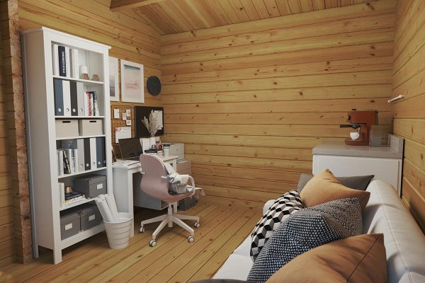 Garden log cabin "Granada" - inside view | G0386